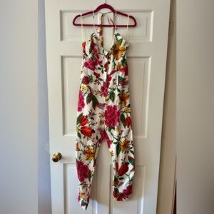 Farm Rio floral jumpsuit. Never worn, perfect for summer.